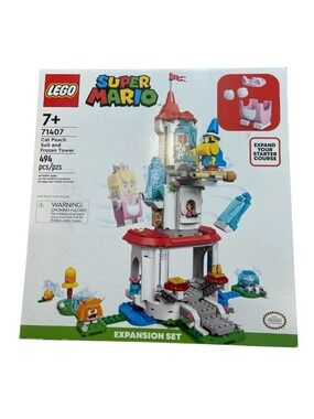 LEGO Super Mario Cat Peach Suit & Frozen Tower Expansion Set 71407 - 494 Pieces